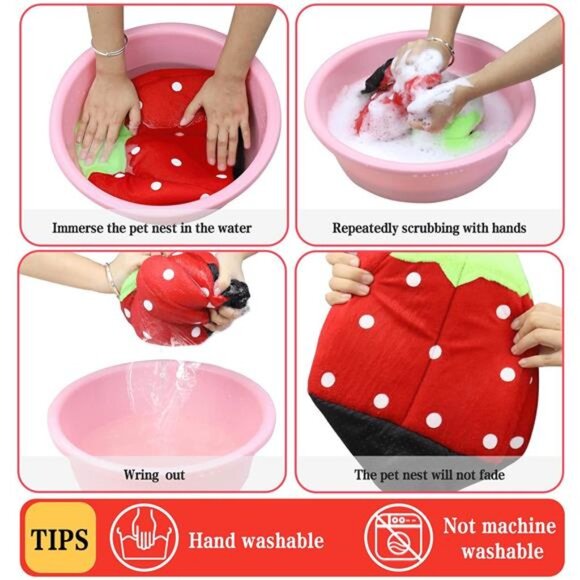 Guinea Pig Sleeping Bed Fleece Hideout for Small Animal Warm - Picture 4 of 5